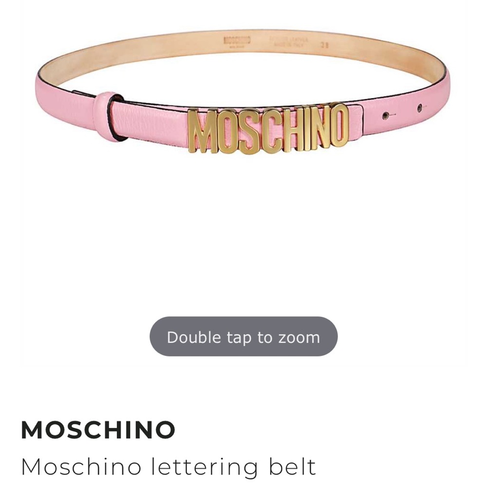 Moschino Pink Belt size 46
